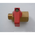 3/8"-1/2"Female X Male Brass Mini Ball Valve (a. 0129)